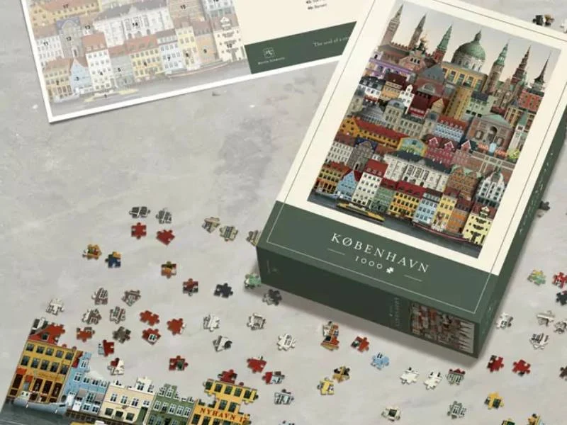 Puzzle 1000 pièces - Copenhague (Kobenhavn) - Martin Schwartz
