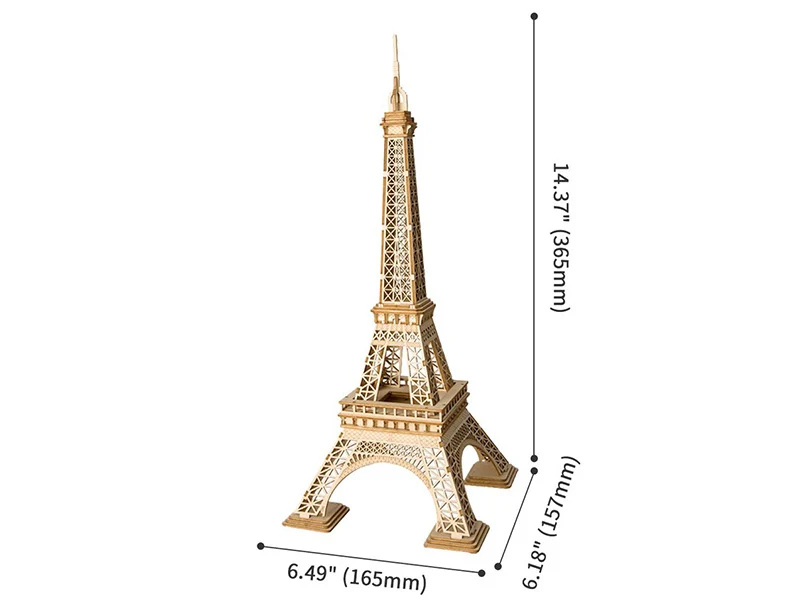 Tour Eiffel en bois à assembler