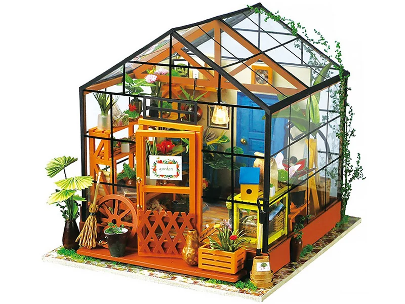 Pièce miniature - Maison de fleurs de Cathy