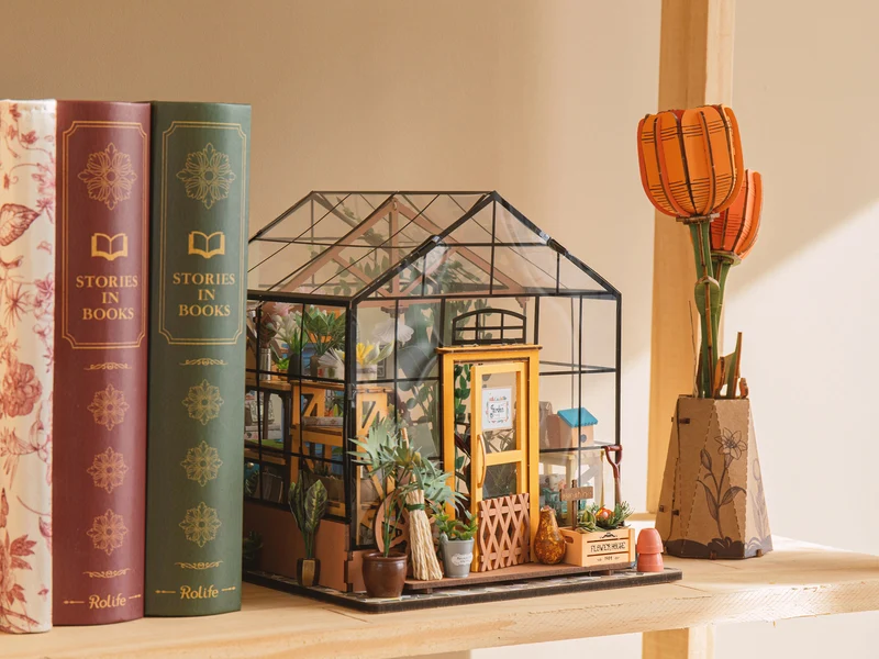 Pièce miniature - Maison de fleurs de Cathy