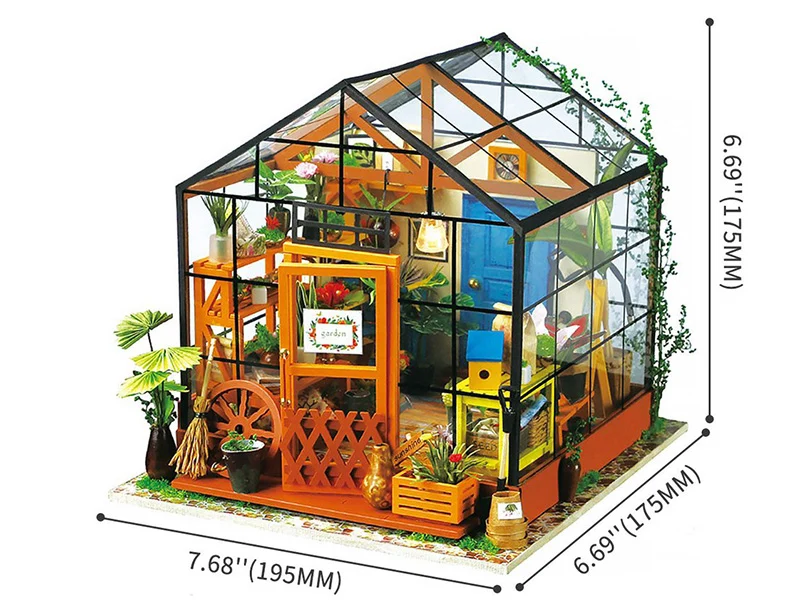Pièce miniature - Maison de fleurs de Cathy