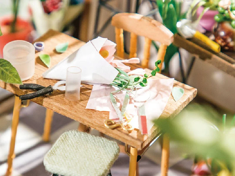 Pièce miniature - Le magasin de fleurs d'Emily