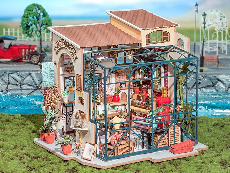 Pièce miniature - Le magasin de fleurs d'Emily