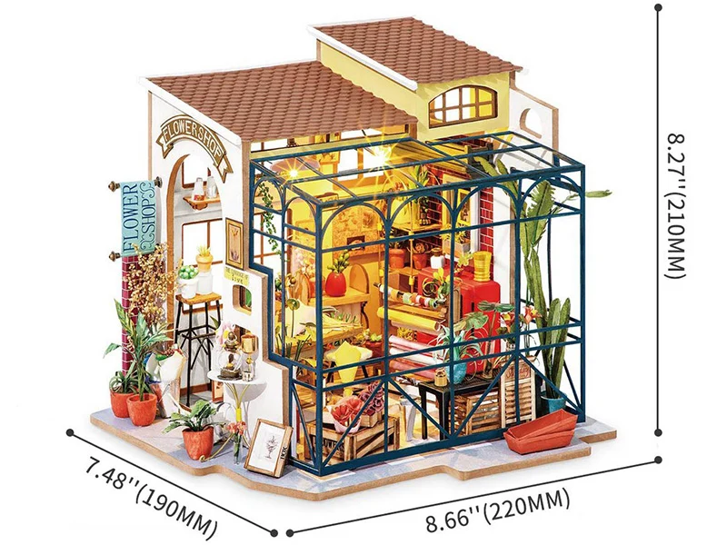 Pièce miniature - Le magasin de fleurs d'Emily