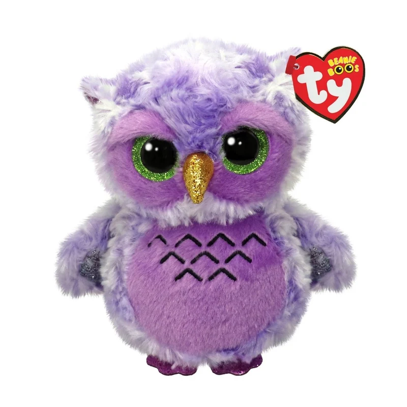 TY Beanie Boo's, Owlivia, Owl Plush, 6 Inches, 1 Count