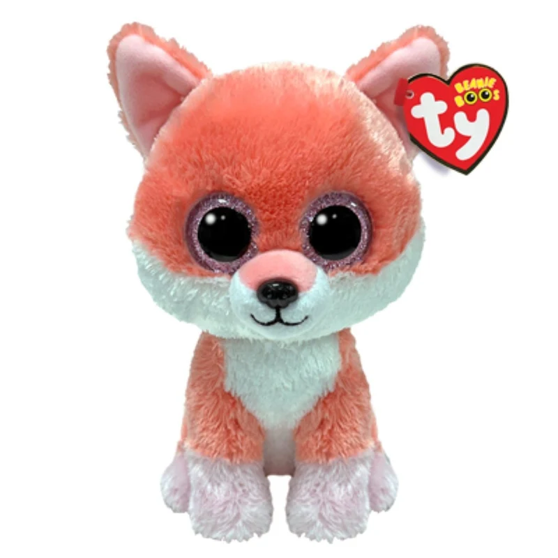 TY Beanie Boo's, Vixen, Fox Plush, 6 Inches, 1 Count