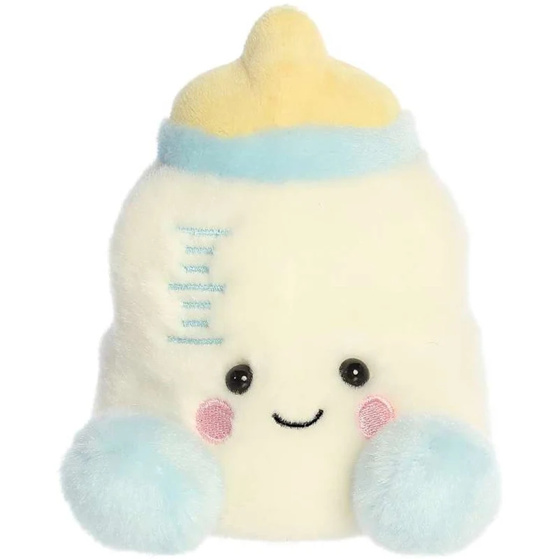 Palm Pals Plush, Theo baby Bottle, 5 Inches, 1 Count