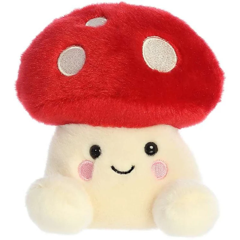 Palm Pals Plush, Amanita Mushroom, 5 Inches, 1 Count