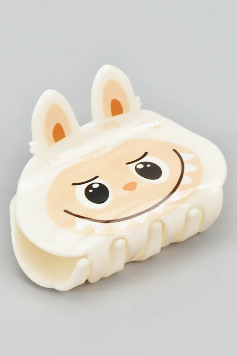 Labubu Hair Clip White