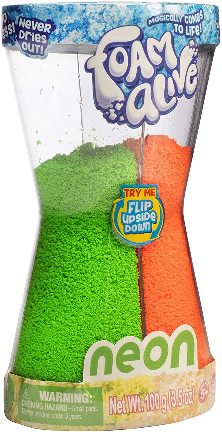 Foam Alive Neon Hourglass