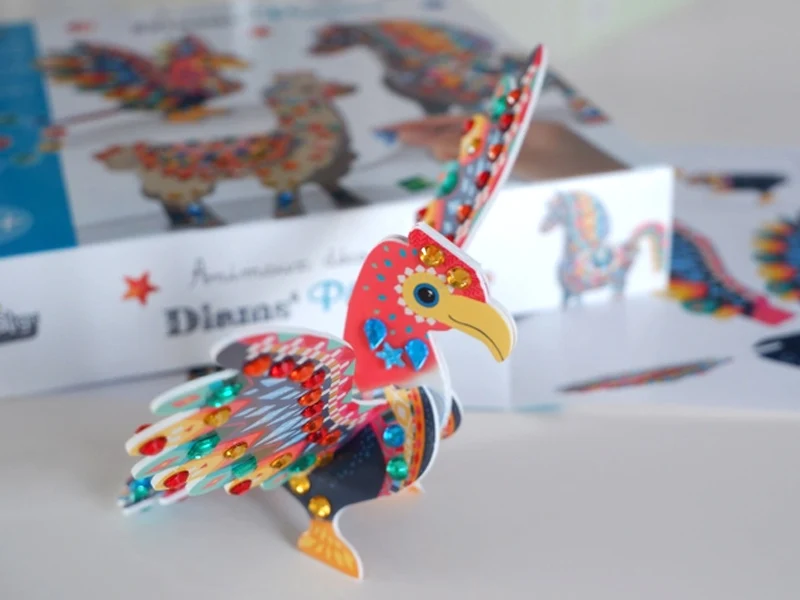 Coffret créatif animaux déco 3D " Diams péruvien"