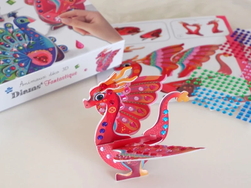Coffret créatif animaux déco 3D " Diams fantastique"
