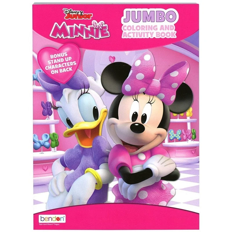 Disney Minnie Mouse Jumbo Colouring and Activity Book, 1 Count