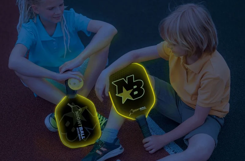 NightBall® Light-Up Pickleball Set
