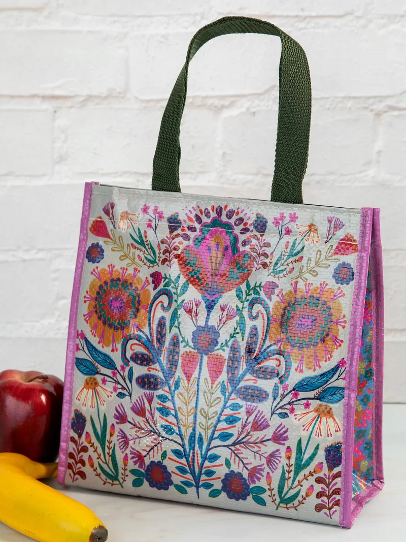 Cream Folk Insulated Lunch Bag