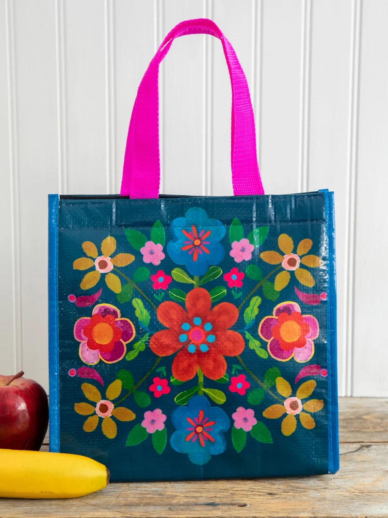 Navy Folk Insulated Lunch Bag