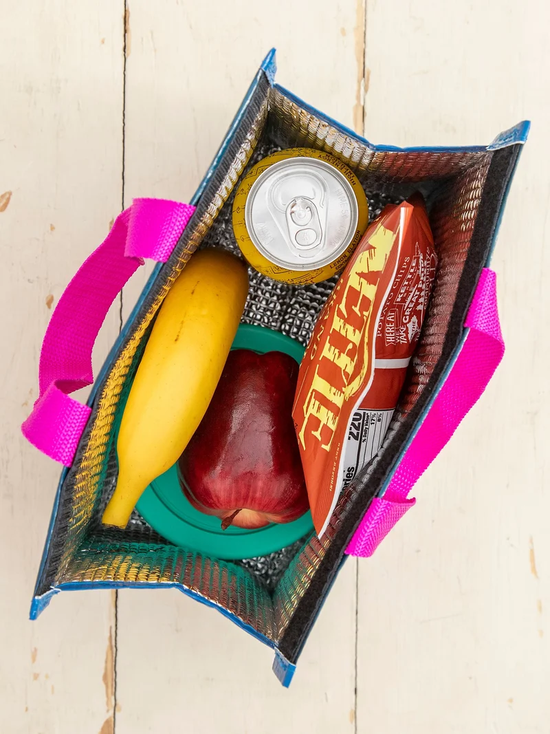 Navy Folk Insulated Lunch Bag