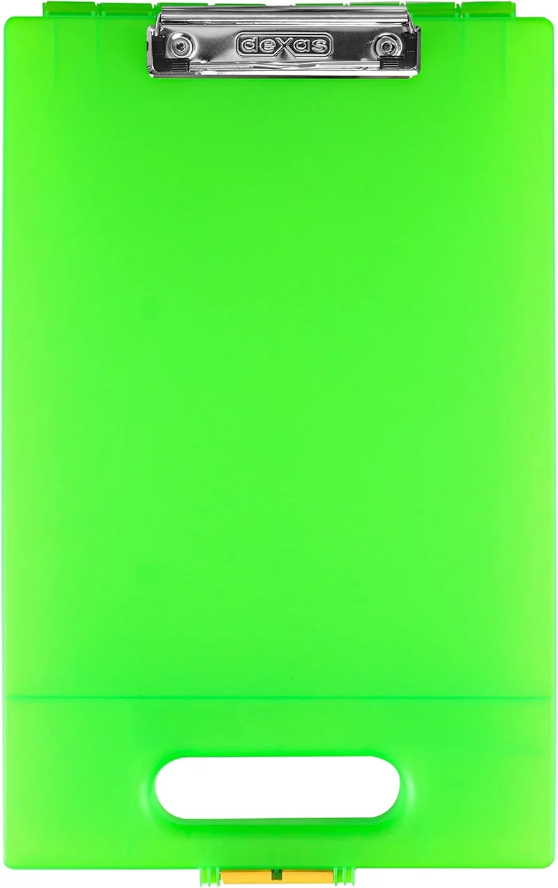 Lime Green Clipcase With Storage and Handle