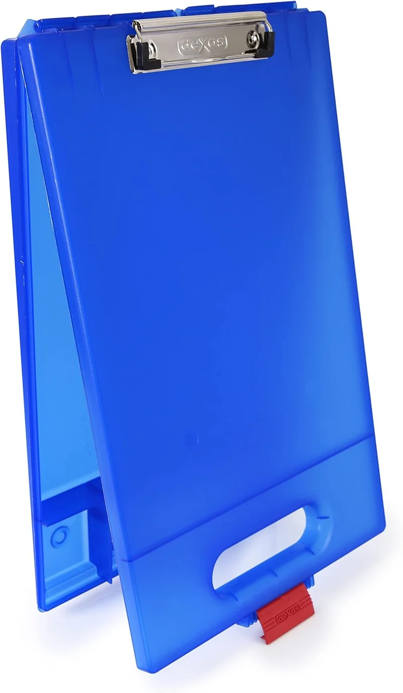 Blue Clipcase With Storage and Handle