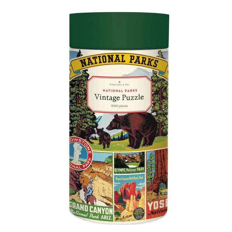 National Parks Posters 1000 Pc Puzzle