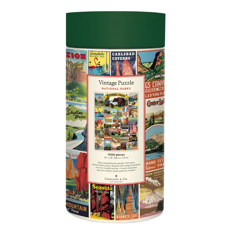National Parks Posters 1000 Pc Puzzle