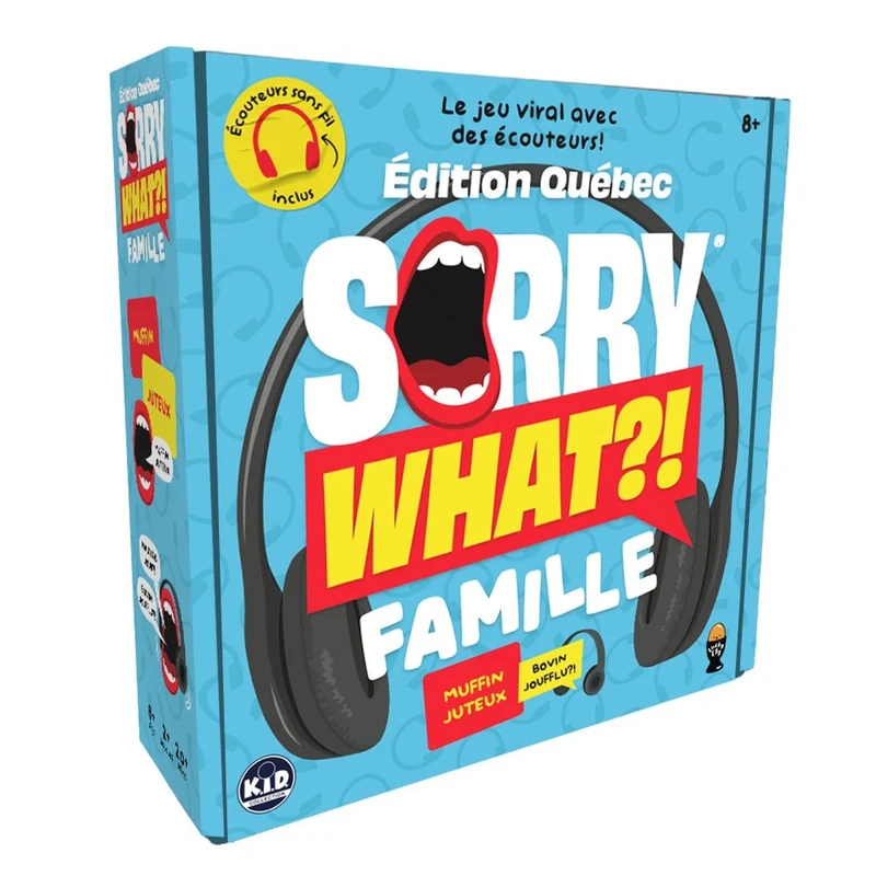 Sorry What?! Game, Family Edition, French Version, 1 Count