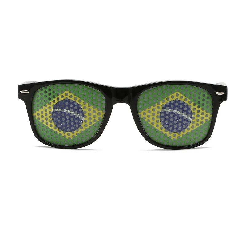 Brazil World Cup Plastic Sunglasses, 1 Count