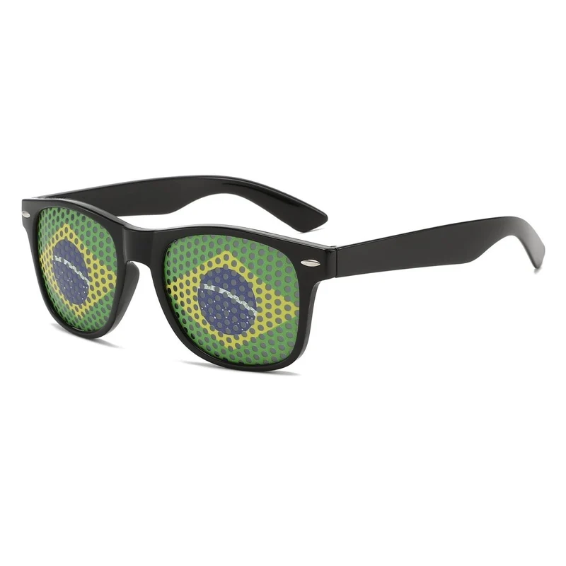 Brazil World Cup Plastic Sunglasses, 1 Count