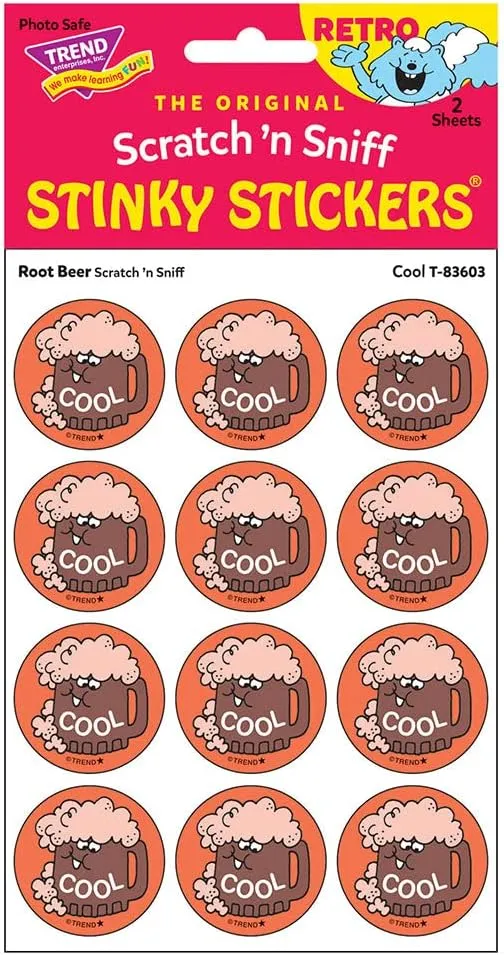 Cool, Root Beer Scratch 'n Sniff Stinky Stickersâ”¬Â«