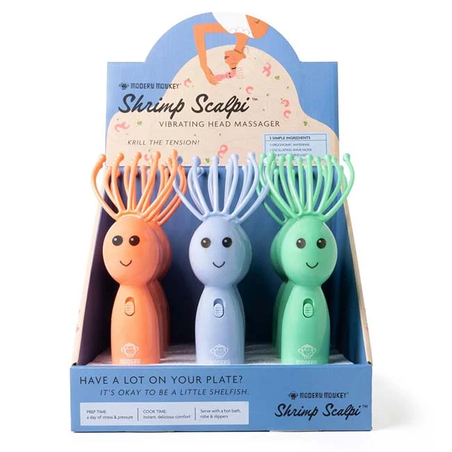 Shrimp Scalp Massager - Single