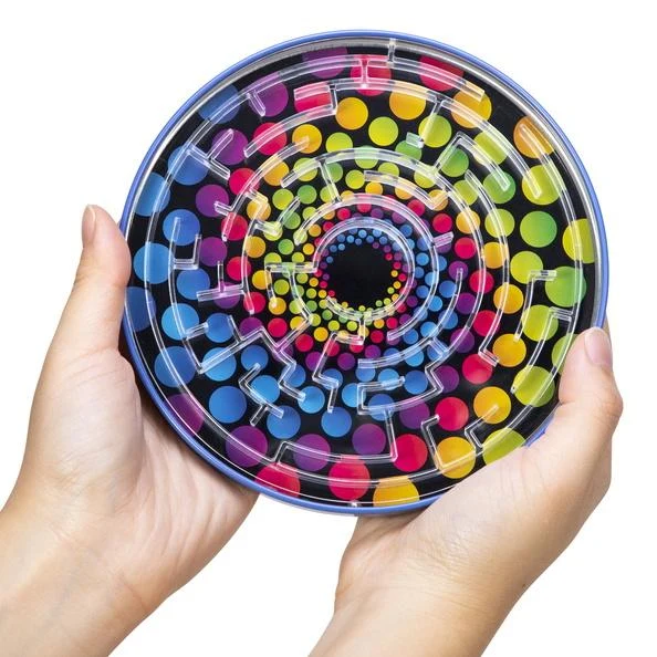 Tin Ball Maze 6" - 1 random style