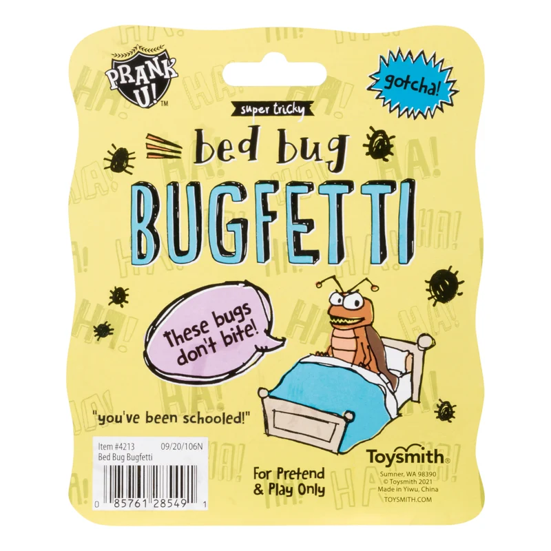 Bed Bug Bugfetti Gag