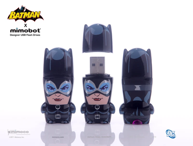 Mimobot USB DC Batman Catwoman 4GB / Clé USB DC Batman Catwoman 4 Go