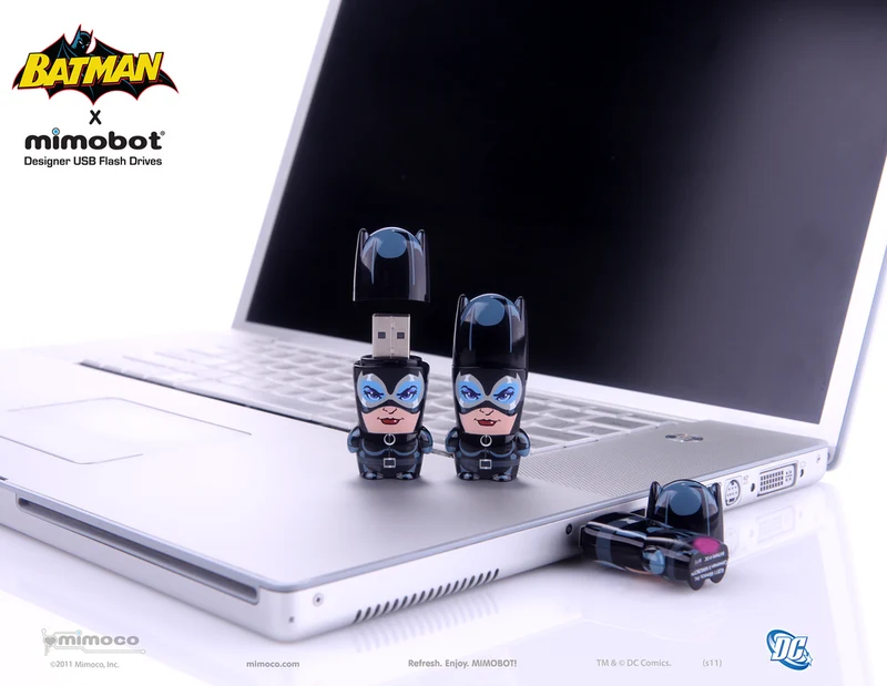 Mimobot USB DC Batman Catwoman 4GB / Clé USB DC Batman Catwoman 4 Go