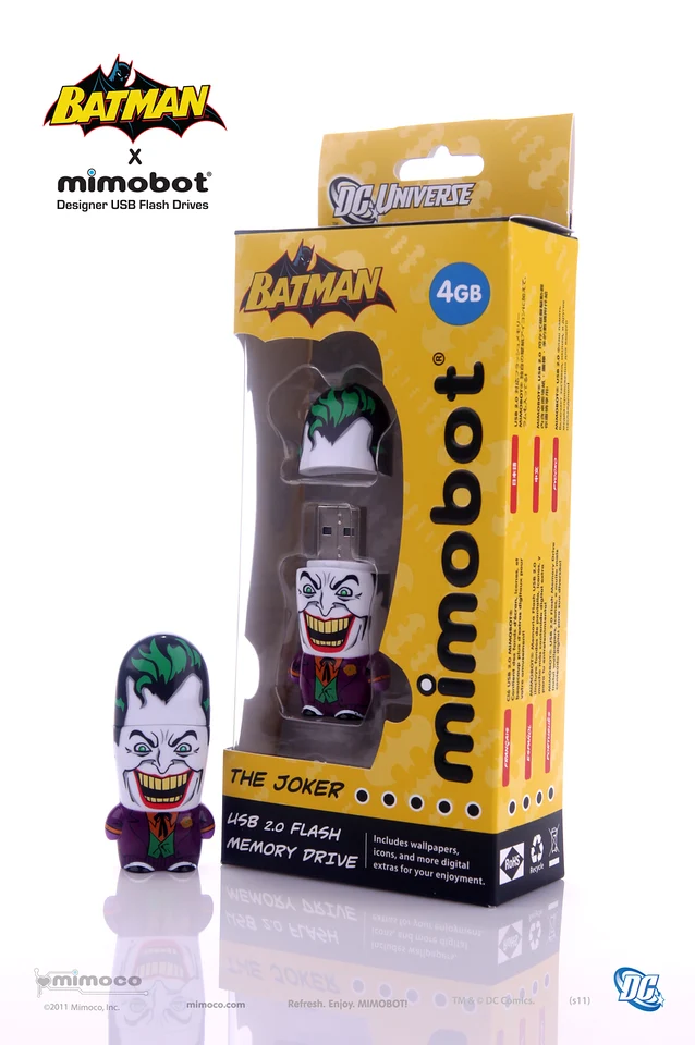 Mimobot USB DC Batman Joker 4GB / Clé USB DC Batman Joker 4 Go