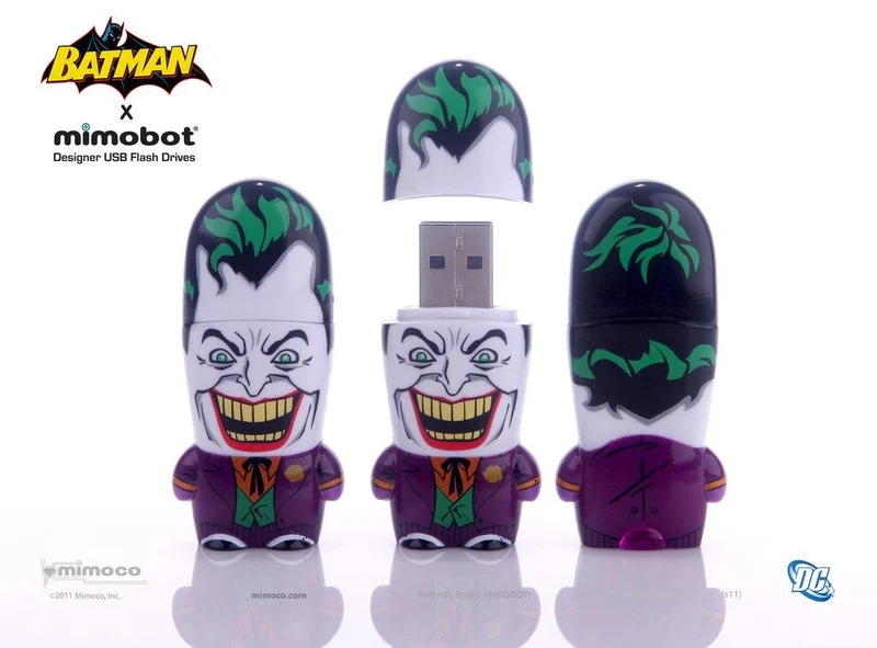 Mimobot USB DC Batman Joker 4GB / Clé USB DC Batman Joker 4 Go