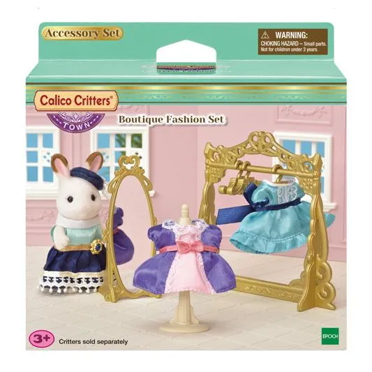 Calico Critters Boutique Fashion Set Figurines d'ensemble de mode boutique