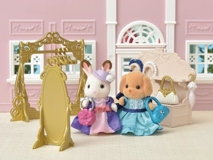 Calico Critters Boutique Fashion Set Figurines d'ensemble de mode boutique