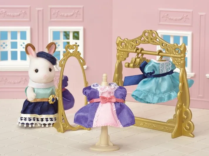 Calico Critters Boutique Fashion Set Figurines d'ensemble de mode boutique