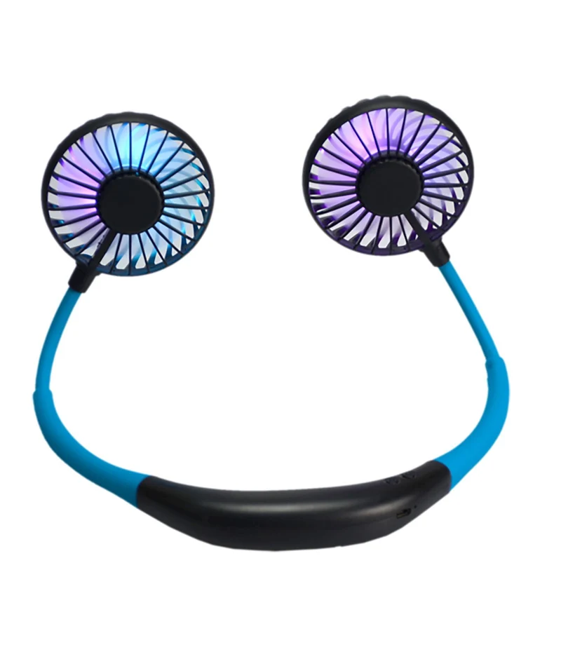 Neck Fan Led Blue/Black