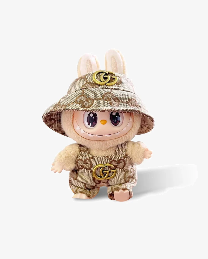 Labubu Designer Brown Gucci Outfit