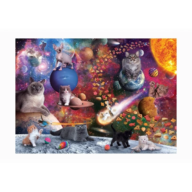 Galaxy Cats 1000 pc puzzle