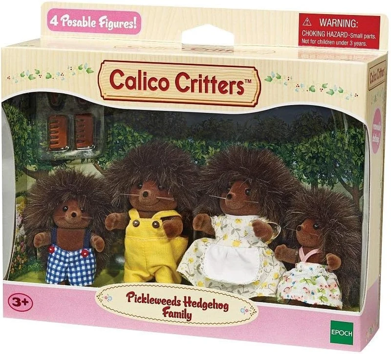 Calico Critter Hedgehog Family