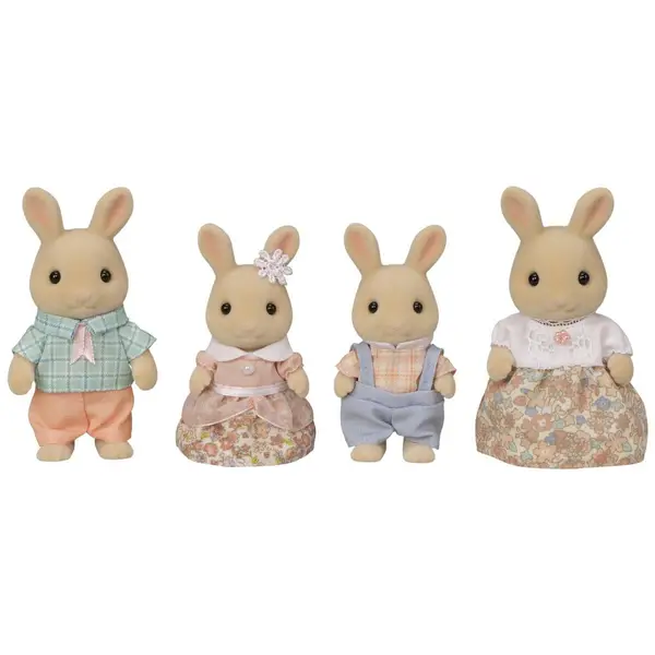Calico Critter Milk Rabbit Family
