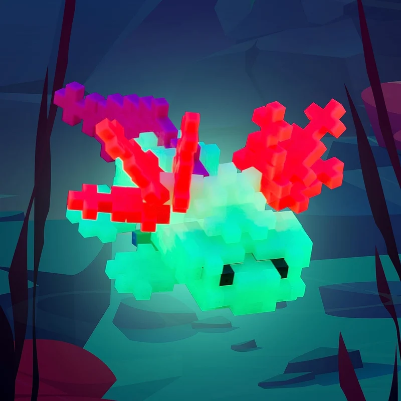 Plus Plus Tube- Axolotl