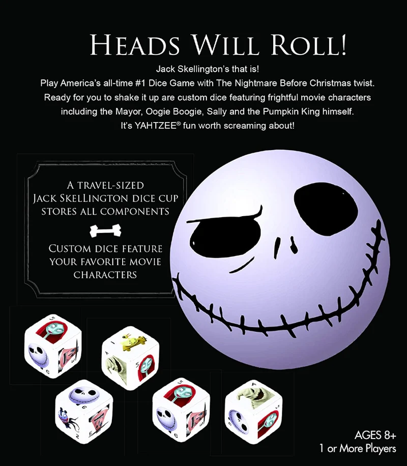 Nightmare before Christmas Yahtzee