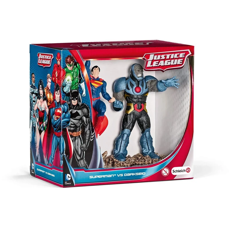 DC Superman Vs Darkseid Scenery Figure Pack / Ensemble de figurines de décoration