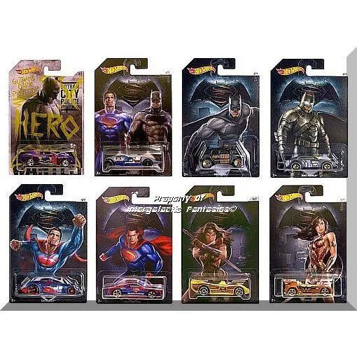 DC Hot Wheels Cars Batman v Superman (Batman Mad Manga) / Voitures Hot Wheels DC Batman v Superman (Batman Mad Manga)