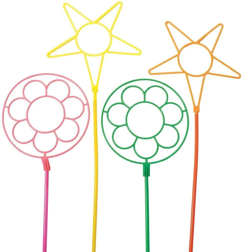 Giant Neon Bubble Wands