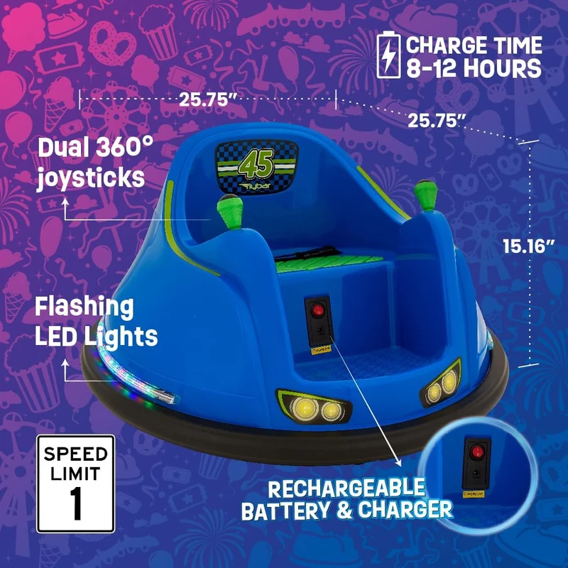 Bumper Car Blue/Green